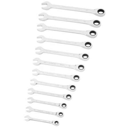 JUEGO DE 12 LLAVES COMBINADAS FIJAS  STANLEY STMT82843-0
