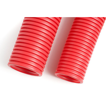 TUBO CORRUGADO CURVABLE ENTERRADO AISCAN ∅90-73 ROJO