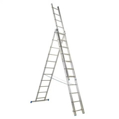 ESCALERA TRANSFORMABLE ALUMINIO 3X11 PELDAÑOS